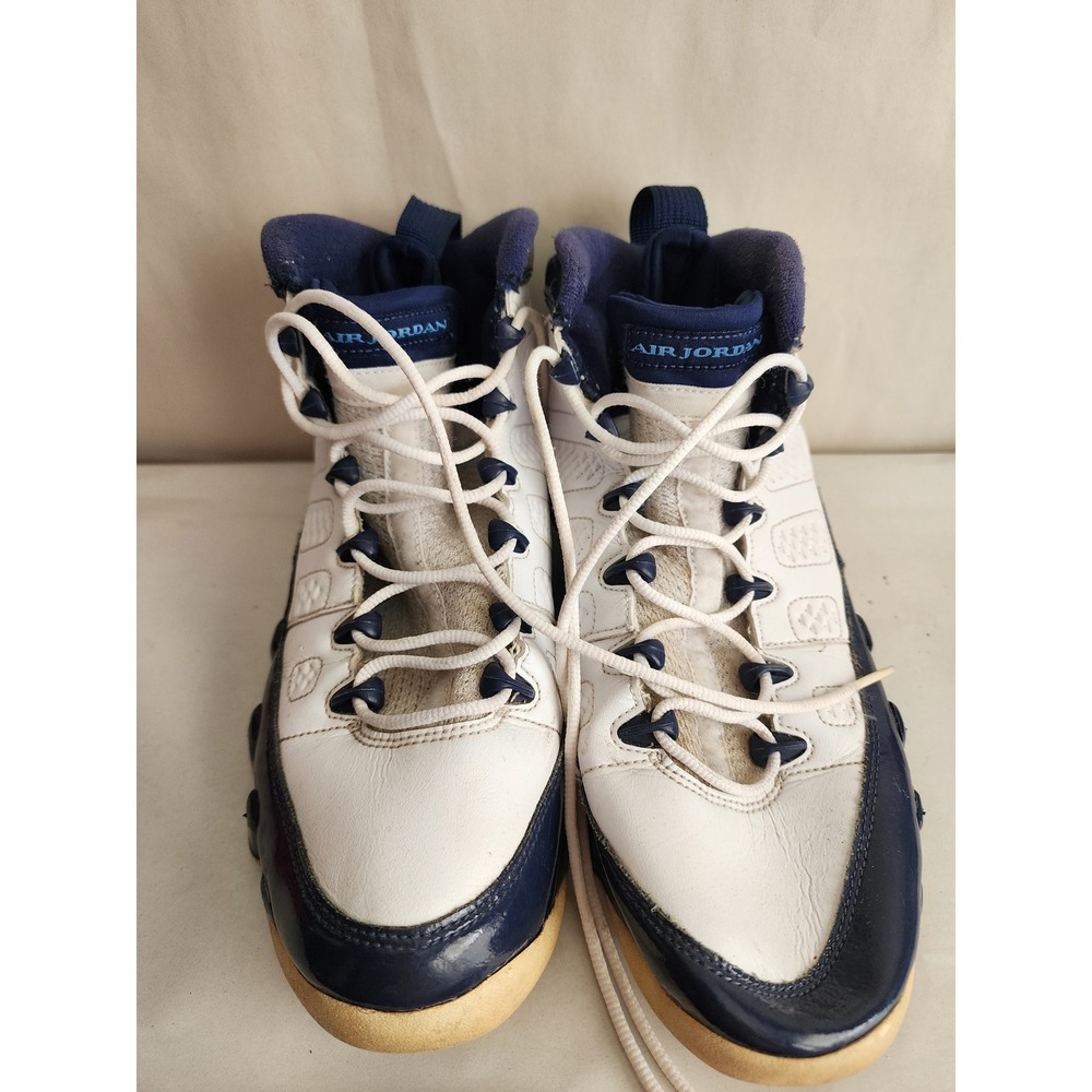 Nike Air Jordan 9 Retro Pearl Blue White Navy 302370-145 Mens Size 9